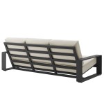 Lirienne Outdoor Patio Aluminum Sofa - Image 5