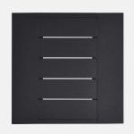 Tahoe Outdoor Patio Powder-Coated Aluminum End Table - Image 6