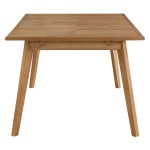 Vienna Outdoor Patio Teak Wood Extendable Dining Table - Image 5