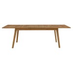 Vienna Outdoor Patio Teak Wood Extendable Dining Table - Image 8