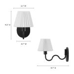 Wave Squiggle Arm Wall Sconce - Image 3