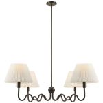 Wave Squiggle 4-Arm Pendant Light - Image 6