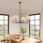 Wave Squiggle 4-Arm Pendant Light - Image 10