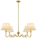 Wave Squiggle 4-Arm Pendant Light - Image 24