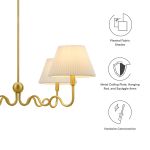 Wave Squiggle 4-Arm Pendant Light - Image 21