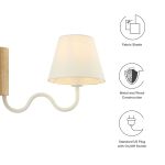 Sunlit Squiggle Arm Wall Sconce - Image 5