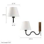 Sunlit Squiggle Arm Wall Sconce - Image 23