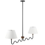 Sunlit Squiggle 2-Arm Pendant Light - Image 18