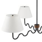 Sunlit Squiggle 4-Arm Pendant Light - Image 23