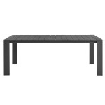 Tahoe Rectangular Outdoor Patio Aluminum Dining Table - Image 6