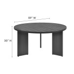 Tahoe 5-Piece Outdoor Patio Aluminum Dining Set - Image 5