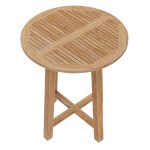 Wellspring 3-Piece Outdoor Patio Teak Wood Bar Set - Image 12