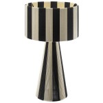 Renae Handwoven Cotton Thread Striped Table Lamp - Image 5