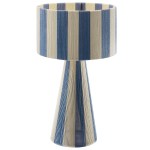 Renae Handwoven Cotton Thread Striped Table Lamp - Image 23