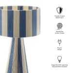Renae Handwoven Cotton Thread Striped Table Lamp - Image 21