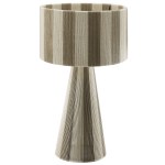 Renae Handwoven Cotton Thread Striped Table Lamp - Image 38