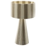 Renae Handwoven Cotton Thread Striped Table Lamp - Image 41