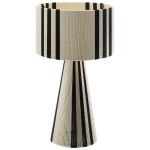 Gia Handwoven Cotton Thread Striped or Plain Table Lamp - Image 23