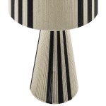 Gia Handwoven Cotton Thread Striped or Plain Table Lamp - Image 24