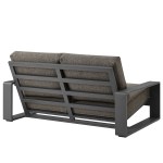 Lirienne Outdoor Patio Aluminum Loveseat - Image 41