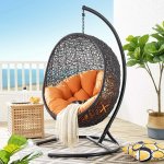 Encase Swing Outdoor Patio Lounge Chair - Image 70