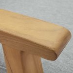 Marina Outdoor Patio Teak Loveseat - Image 3