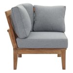 Marina Outdoor Patio Teak Corner Sofa - Image 6