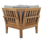 Marina Outdoor Patio Teak Corner Sofa - Image 5