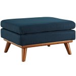 Engage Upholstered Fabric Ottoman - Image 2