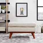 Engage Upholstered Fabric Ottoman - Image 9