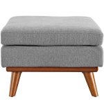 Engage Upholstered Fabric Ottoman - Image 15