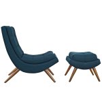 Ramp Upholstered Fabric Lounge Chair Set - Image 3