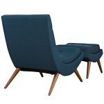 Ramp Upholstered Fabric Lounge Chair Set - Image 4