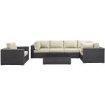 Convene 7 Piece Outdoor Patio Sectional Set - Image 6