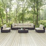 Convene 7 Piece Outdoor Patio Sectional Set - Image 2