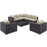 Convene 8 Piece Outdoor Patio Sectional Set - Image 6