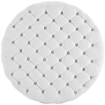 Amour Upholstered Vinyl Ottoman - Image 9