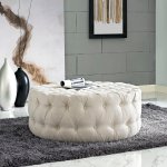 Amour Upholstered Fabric Ottoman - Image 10