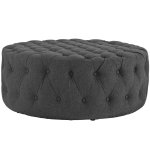 Amour Upholstered Fabric Ottoman - Image 13