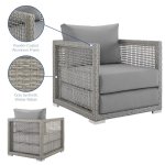 Aura Rattan Outdoor Patio Armchair - Image 6