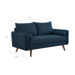 Revive Upholstered Fabric Loveseat - Image 3