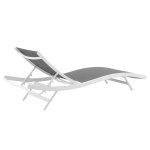 Glimpse Outdoor Patio Mesh Chaise Lounge Chair - Image 5