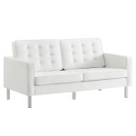 Loft 2-Piece Tufted Vegan Leather Furniture Set - Image 16