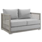 Aura 3 Piece Outdoor Patio Wicker Rattan Set - Image 9