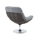 Brighton Wicker Rattan Outdoor Patio Swivel Lounge Chair - Image 4