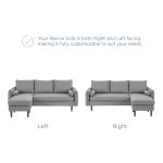 Revive Upholstered Right or Left Sectional Sofa - Image 17