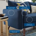 Revive Upholstered Fabric Sofa and Loveseat Set - Image 8