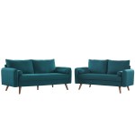 Revive Upholstered Fabric Sofa and Loveseat Set - Image 16
