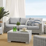 Conway 4-Piece Sunbrella® Outdoor Patio Wicker Rattan Furniture Set - Image 2