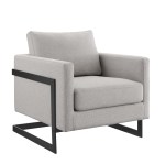 Posse Upholstered Fabric Accent Chair - Image 2